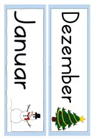 Vorschau - Bildkarten - Monate Tafelmaterial - Seite 1