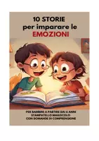 anteprima - Materiale di supporto/inclusione - Anteprima Libro - 10 storie per imparare le emozioni - Pagina di copertina
