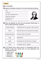Vorschau - Arbeitsblätter - Der Erlkönig von Johann Wolfgang von Goethe (Ballade) - Seite 2
