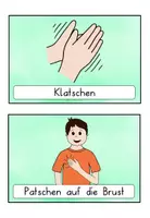 Vorschau - Präsentationen/Tafelbilder - Bodypercussion Tafelmaterial A5 - Seite 1
