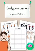 Vorschau - Arbeitsblätter - Bodypercussion - eigene Pattern erstellen - Deckblatt