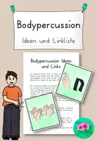 Vorschau - Anderer Materialtyp - Bodypercussion Ideen und Links - Deckblatt