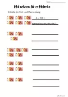 Vorschau - Arbeitsblätter - Malreihe 10 - Arbeitsblätter, Bildkärtchen - Seite 3