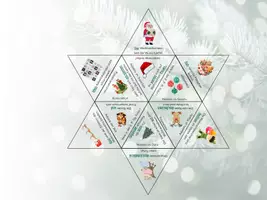 Vorschau - Spiele - Weihnachtsstern: Wortarten - spielerische Übung (Deutsch, Klasse 5/6) - Seite 1