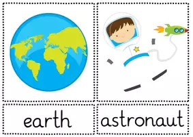 Vorschau - Bildkarten - Space Flashcards - Seite 2
