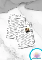 anteprima - Esercizi - Schede didattiche "Canto di Natale" - Charles Dickens - Pagina di copertina