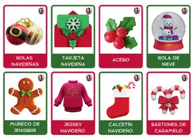 Vista previa - Juegos / Gamificación - RECUERDA NAVIDAD - MEMORIA - VOCABULARIO - LECTOESCRITURA - página 3