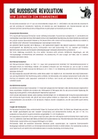 Vorschau - Arbeitsblätter - Russische Revolution - Merkblatt - Deckblatt