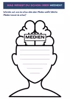 Vorschau - Arbeitsblätter - Was sind Medien? Material zur Einführung in die Medien! Infotexte, Arbeitsblätter, Reflexion - Seite 1