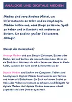 Vorschau - Arbeitsblätter - Was sind Medien? Material zur Einführung in die Medien! Infotexte, Arbeitsblätter, Reflexion - Seite 2