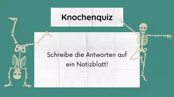Vorschau - Stundenentwürfe - Stundenentwurf Einstieg Knochen inkl Lösungen - Teil 1 - Knochen & Muskeln - Biologie - Seite 1