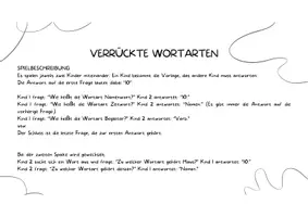 Vorschau - Spiele - Verrückte Wortarten - Seite 1