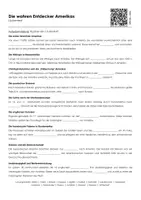 Vorschau - Arbeitsblätter - Die wahren Entdecker Amerikas - Lückentext und Übungen - Seite 1