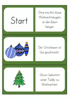 Vorschau - Spiele - Lesedomino WEIHNACHTEN | Freiarbeit - Seite 1