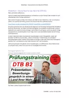 Vorschau - Unterrichtsreihen - Lernen mit Uwe: Deutsch-Test für den Beruf B2 Sprechen Bewerbungsgespräch - Deckblatt