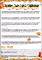 Vorschau - Arbeitsblätter - Thanksgiving und Erntedank Mega-Materialpaket: Textverständnis, Akrostichon, Sag's-Nicht-Karten, Suchsel, Dankbar-Für-Deko, Quiz - Seite 1