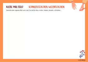Vorschau - Arbeitsblätter - Schneeflöckchen, Weißröckchen: Bildkarten & Bastelbogen / Musik im Winter / Schnee / Lied nach Weihnachten / im Januar singen - Seite 2