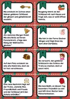 Vorschau - Fördermaterial/Inklusion - Adventskalender Klasse 2, 3, 4: Lese-Adventskalender - Seite 1