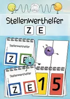 Vorschau - Fördermaterial/Inklusion - Stellenwerthelfer Z-E I ZR20 bzw. bis 99 - Deckblatt