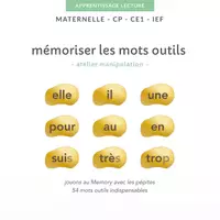 Aperçu - Jeux - Les 54 pépites mots outils à imprimer - Page de couverture