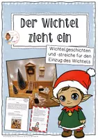 Vorschau - Unterrichtsreihen - Der Wichtel zieht ein (Wichteltür) - Rundumpaket - Deckblatt