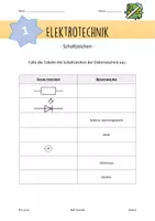 Vorschau - Arbeitsblätter - Elektrotechnik Stationentraining - Seite 1