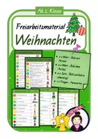 Vorschau - Spiele - Freiarbeitskarten WEIHNACHTEN - Deckblatt