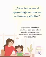 Vista previa - Unidades / Secuencias / Situaciones de Aprendizaje - ¿Cómo hacer que el aprendizaje en casa sea motivador y divertido? Aquí tienes 5 consejos prácticos - Portada