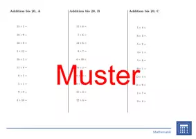 Vorschau - Arbeitsblätter - Addition bis 20 | Mathematik | Grundschule - Seite 2