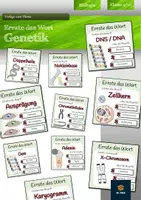 Vorschau - Spiele - Genetik - Errate das Wort-Spiel - Deckblatt
