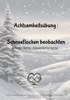 Vorschau - Anderer Materialtyp - Adventsmoment "Schneeflocken beobachten" - Deckblatt
