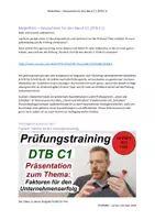 Vorschau - Unterrichtsreihen - Lernen mit Uwe: Deutsch-Test für den Beruf C1 Sprechen I Faktoren für Unternehmenserfolg - Deckblatt