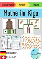 Vorschau - Stundenentwürfe - Mathe im Kindergarten: Samichlaus / Nikolaus - Deckblatt