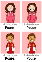 Vorschau - Anderer Materialtyp - Auszeitkarten Sportunterricht (Gelbe und rote Karten) - Seite 1