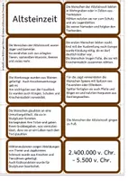 Vorschau - Anderer Materialtyp - Materialpaket Menschliche Urzeit - Deckblatt