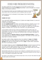 Vorschau - Arbeitsblätter - Feuer in der Steinzeit - Gruppenarbeit - Deckblatt