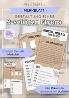 Vorschau - Arbeitsblätter - WIK Merkblatt 2-seitiger Flyer (als Beispielflyer) - Deckblatt