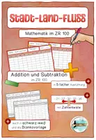Vorschau - Spiele - Mathematik Stadt-Land-Fluss Addition und Subtraktion ZR100 - Deckblatt