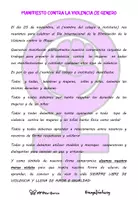 Vista previa - Tarjetas / Manipulativos - MANIFIESTO CONTRA LA VIOLENCIA DE GÉNERO 25N - página 3