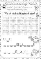 Vorschau - Arbeitsblätter - Weihnachten Mathe 4.Klasse: Üben durch weihnachtliche Scherzfragen und Witze! - Seite 1