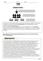 Vorschau - Arbeitsblätter - Die Vertrauensfrage - Grundlagen der Regierung - Seite 1