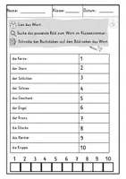 Vorschau - Arbeitsblätter - Lesespaziergang Weihnachten - Bilder, Ganzwörter, Sätze - Fördermaterial - Seite 1