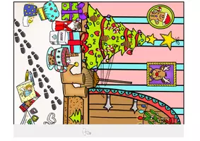 Vorschau - Unterrichtsreihen - Wimmelbild Weihnachtswichtel, Wichteltür Weihnachten Sprechen zu Bildern - Seite 2