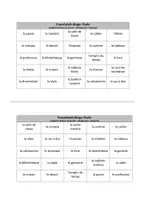 Vorschau - Spiele - Französisch-Bingo: École (Schule) - Deckblatt