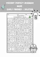 Vorschau - Arbeitsblätter - Materialpaket - Grammar Maze (wachsendes Paket) - Deckblatt