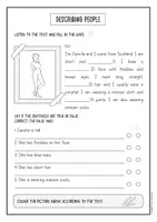 anteprima - Esercizi - Describing people listening exercise (inglese) - Pagina 2
