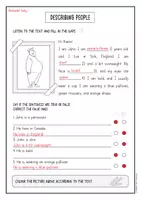 anteprima - Esercizi - Describing people listening exercise (inglese) - Pagina 3