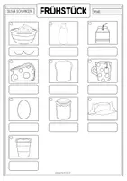 Vorschau - Arbeitsblätter - FRÜHSTÜCK Silben schwingen - Seite 2