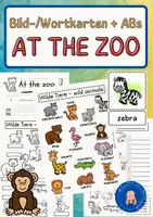 Vorschau - Arbeitsblätter - Wort-/ Bildkarten & Arbeitsblätter - Wortschatz - At the zoo / wild animals - Deckblatt