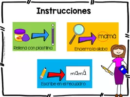 Vista previa - Hojas de trabajo - Plantillas para plastilina de vocales preescolar y kinder - página 3